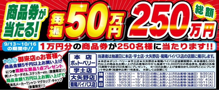 50周年創業祭250